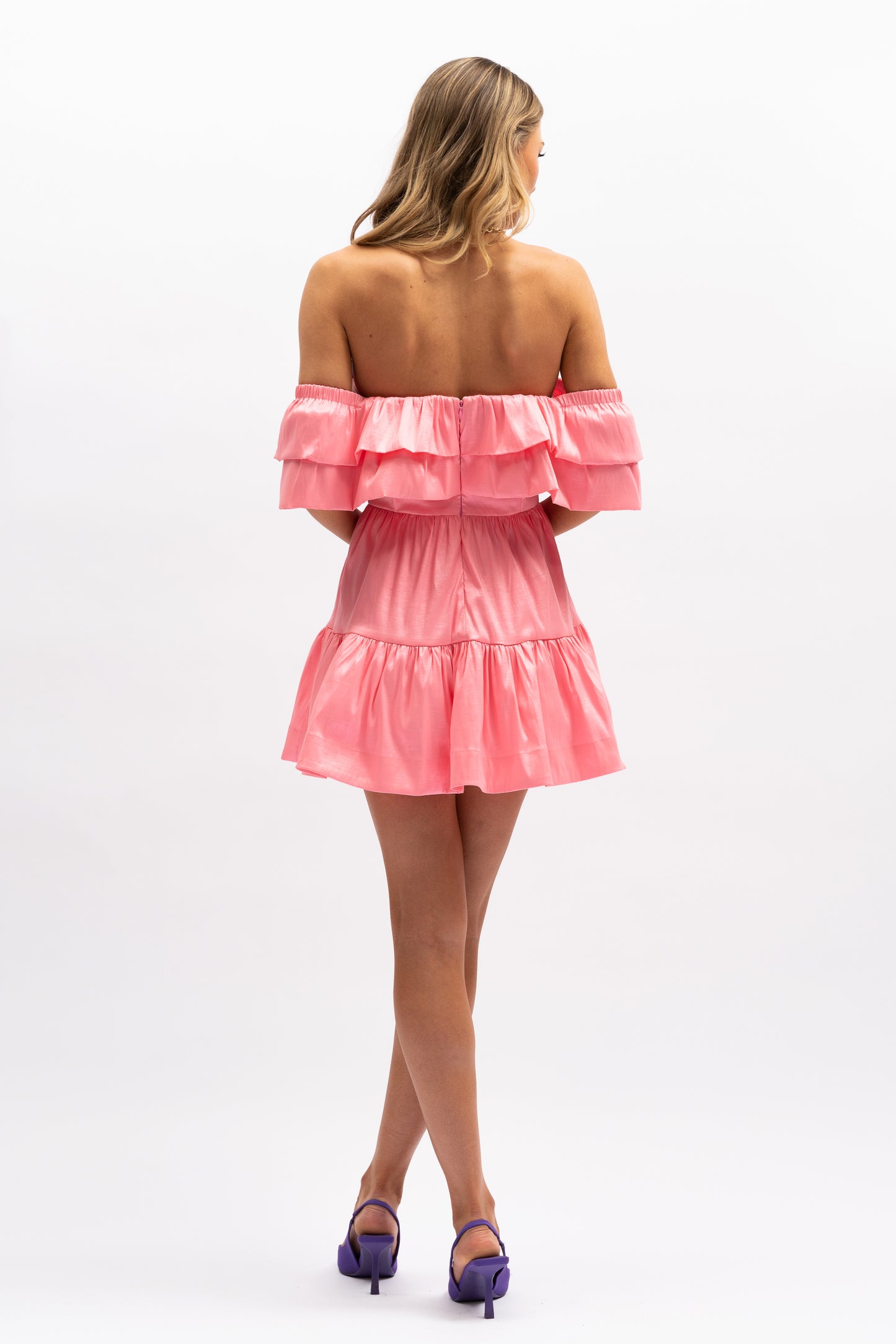 Lyla Mini Dress - Flamingo