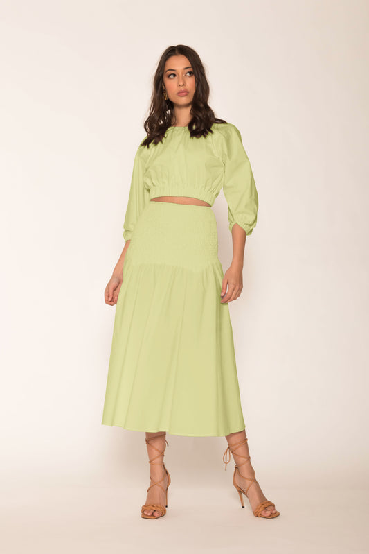 Maia Top - Matcha Green