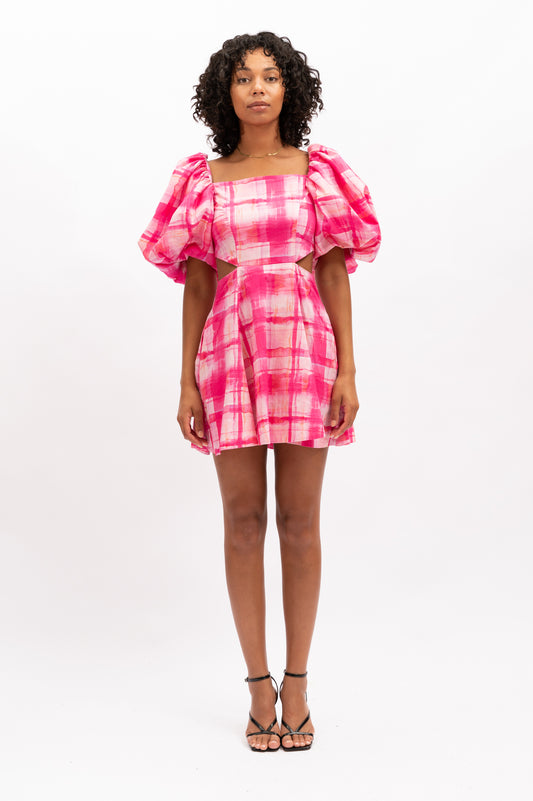Ada Mini Dress - Fandango Check
