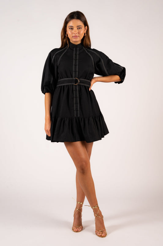 Florence Mini Dress - Black