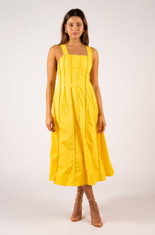 Arely Midi Dress - Sunshine