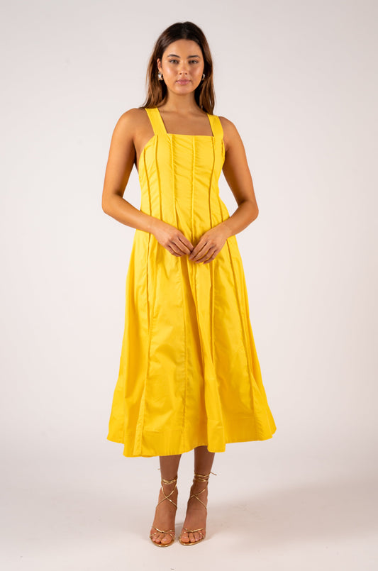 Arely Midi Dress - Sunshine