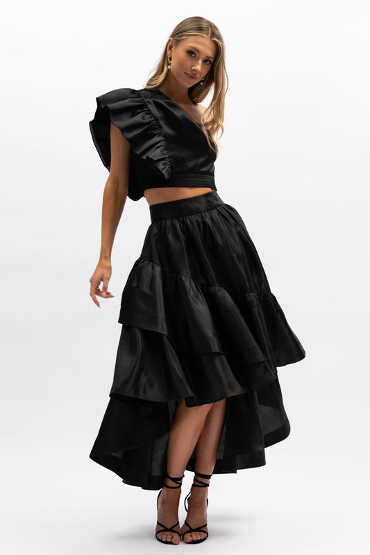 Zuri Midi Skirt - Black