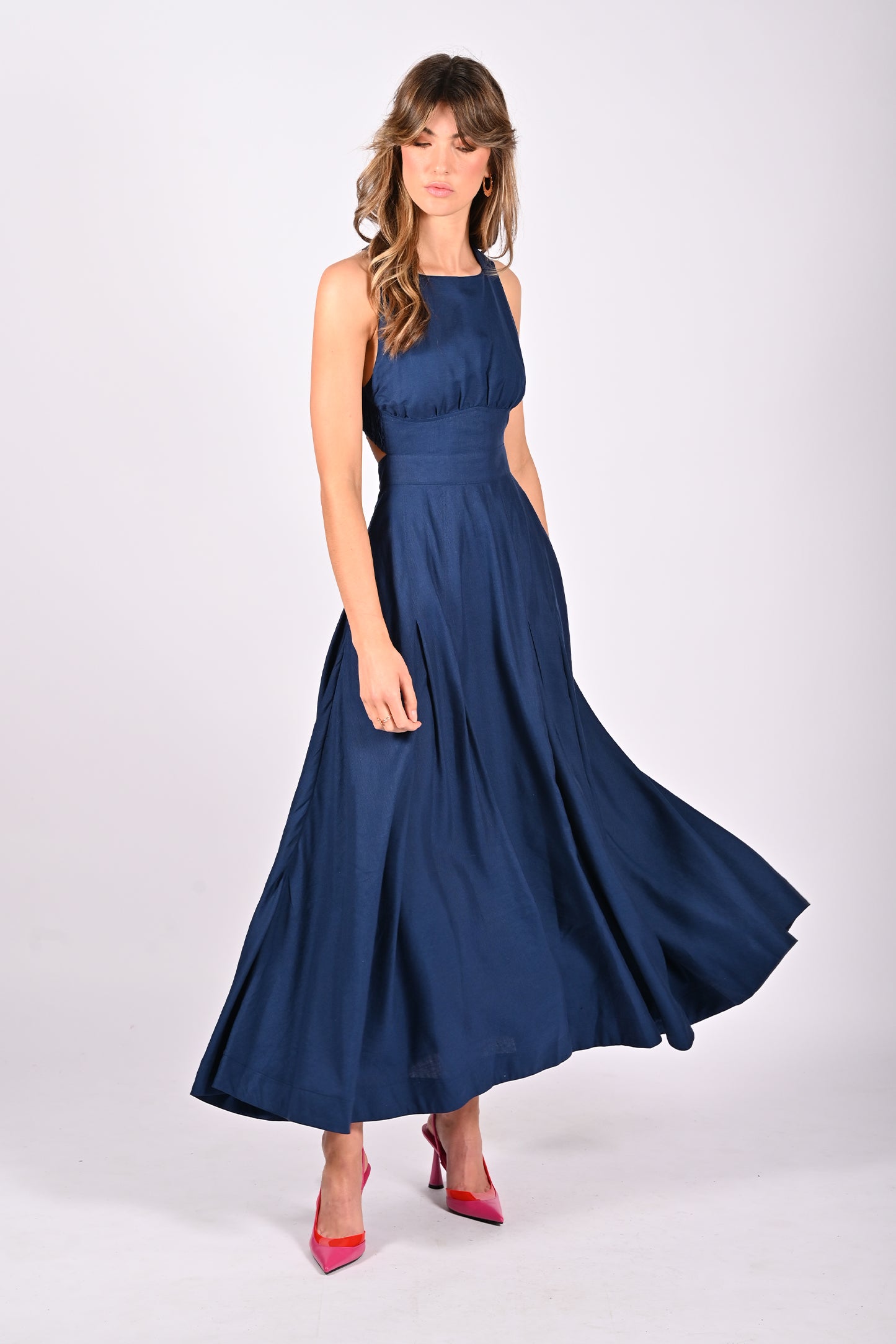 Elke Maxi Dress - Reverie Blue