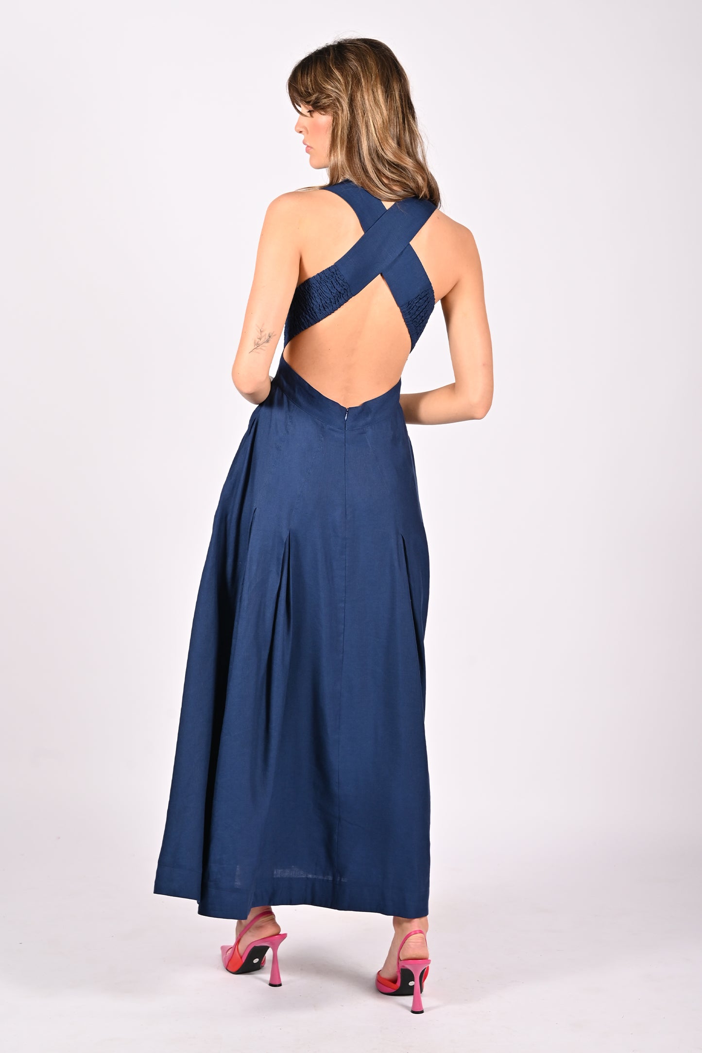 Elke Maxi Dress - Reverie Blue