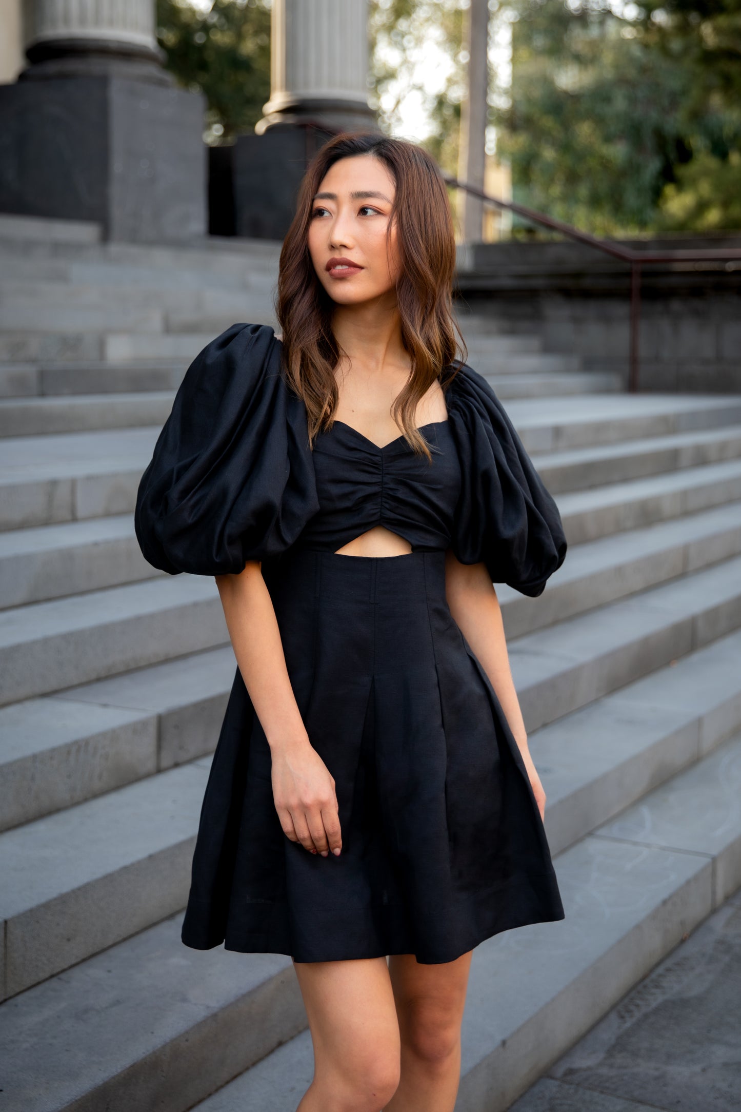Camille Mini Dress - Noir