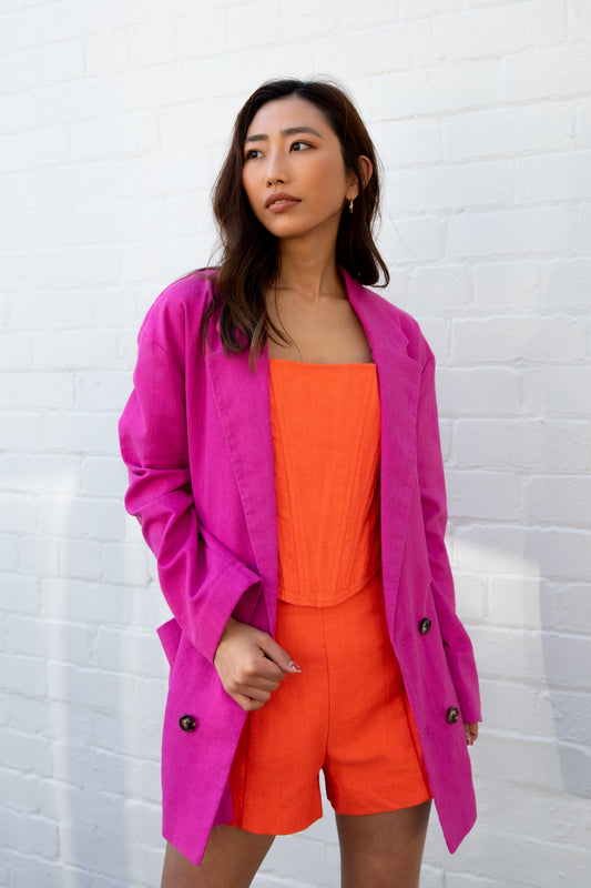 Etta Short - Flame Orange