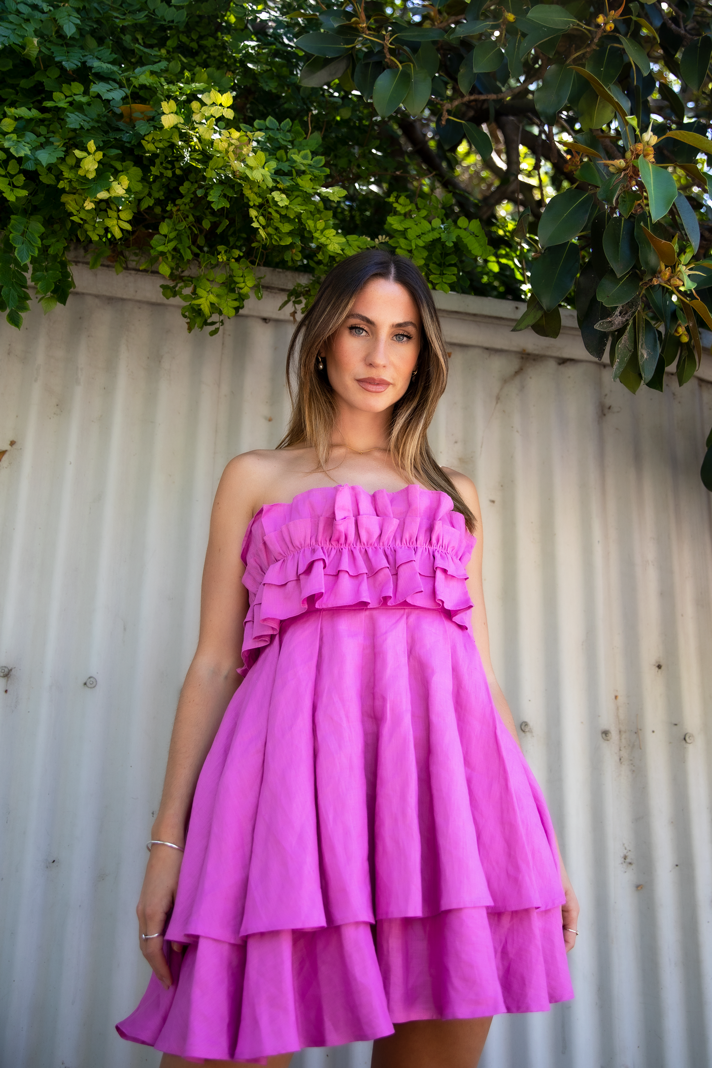 Penelope Mini Dress - Pop Lilac