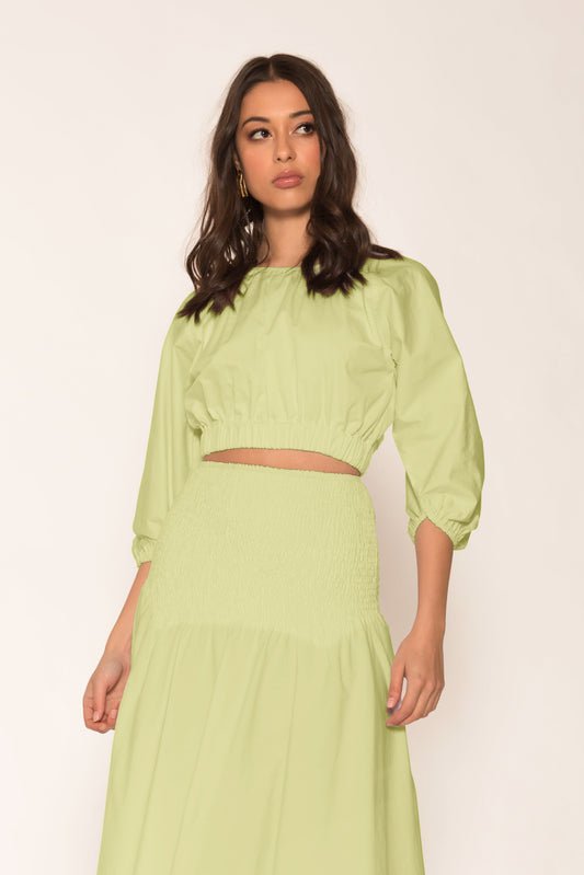 Maia Top - Matcha Green