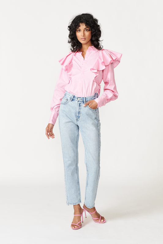 Sara Straight Jean - Blue Dawn