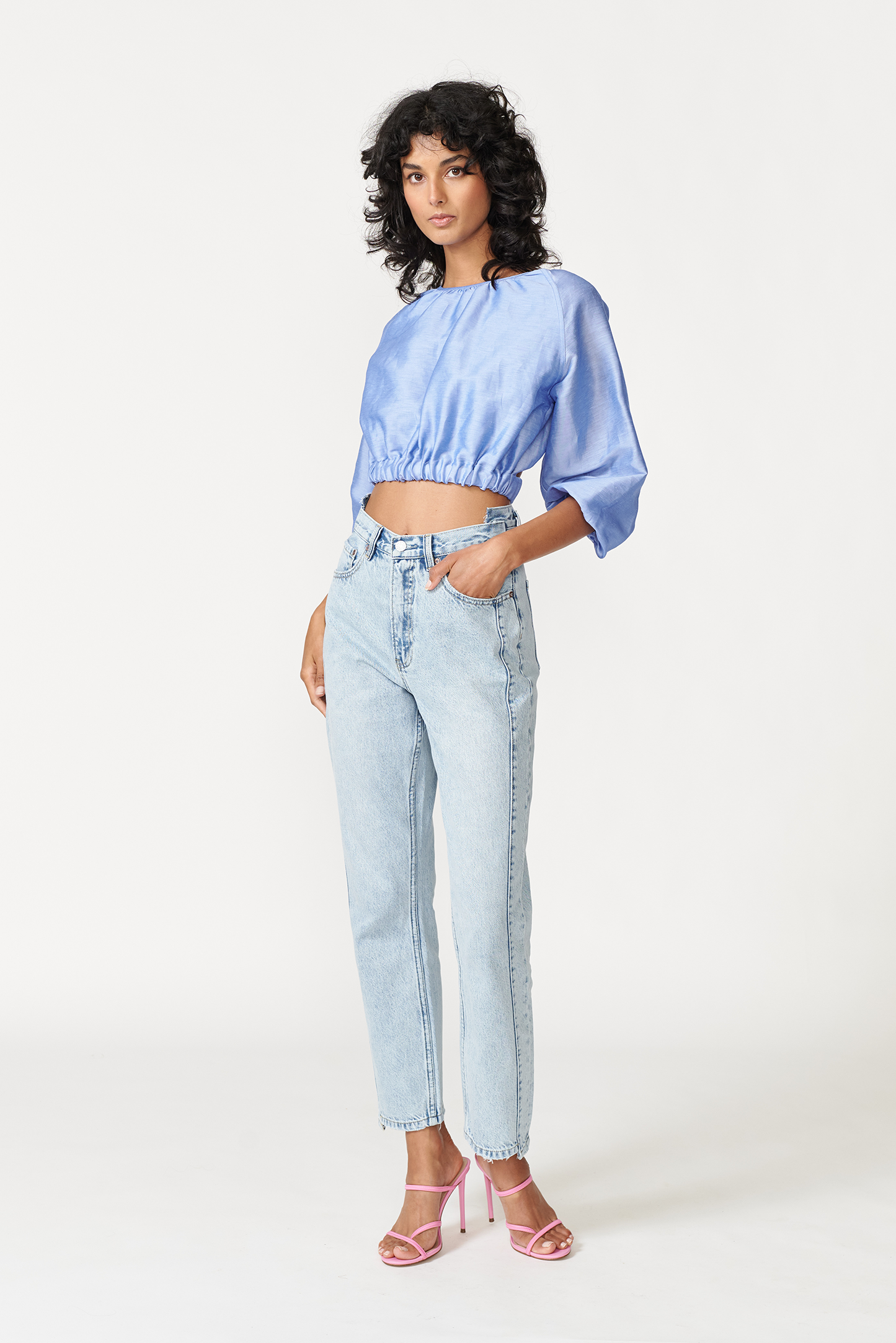 Maia Top - Periwinkle Blue