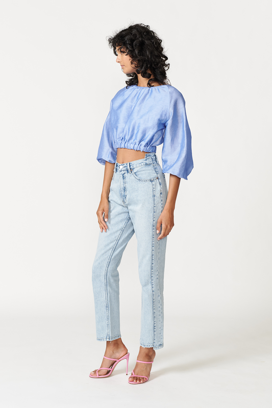 Maia Top - Periwinkle Blue