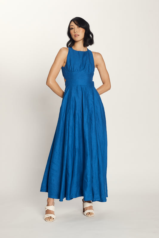Elke Dress - Cobalt Blue