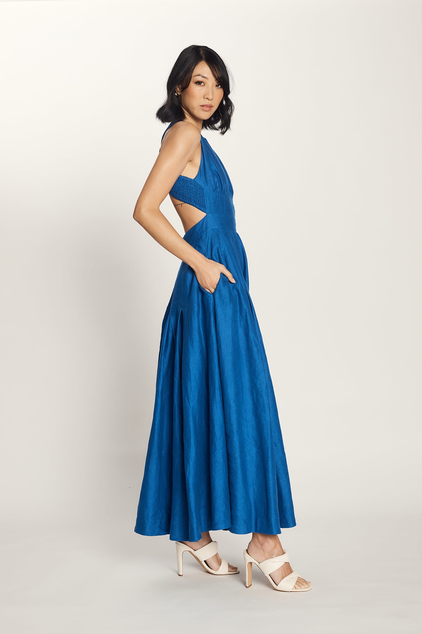 Elke Dress - Cobalt Blue
